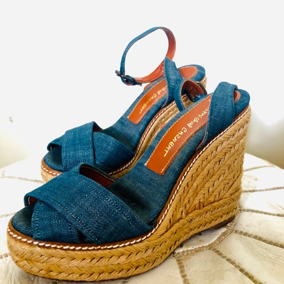 Jean-Michael Cazabat Blue Jean Espadrille - Picture 1 of 6